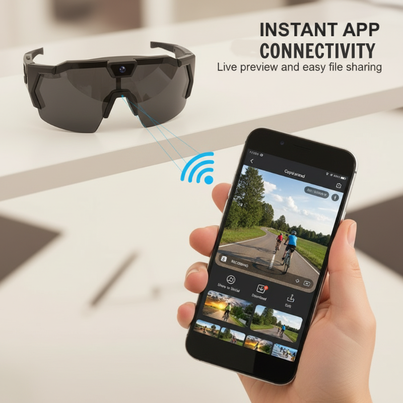 Outdoor Cycling Camera Glasses