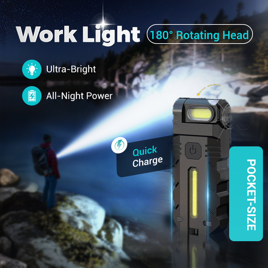 🔥180° roterande LED-arbetslampa
