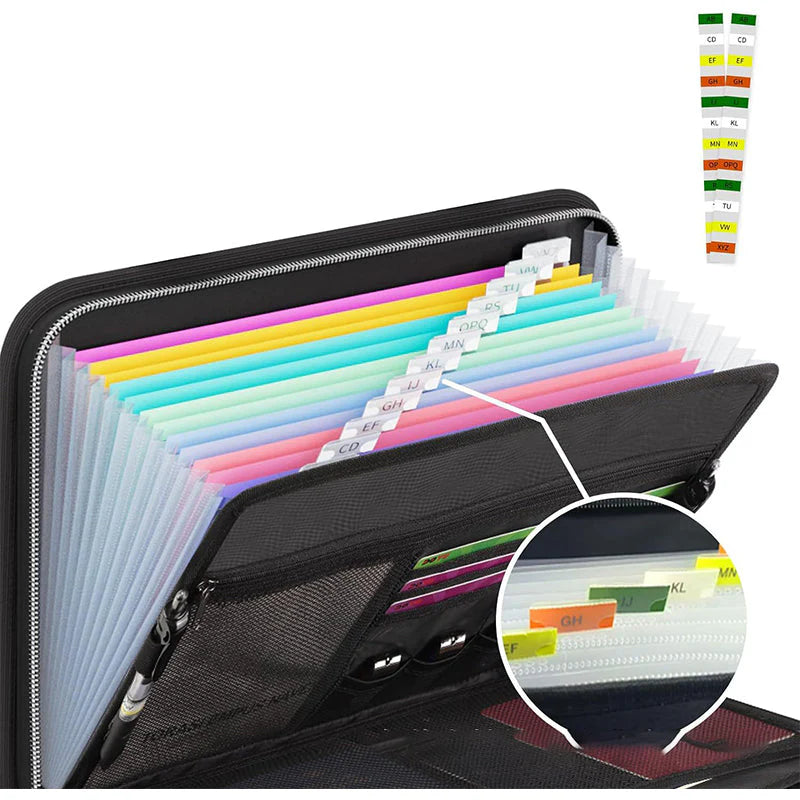 🔥Rea 50% RABATT🔥Brandsäker dragspelsmapp med handtag💼