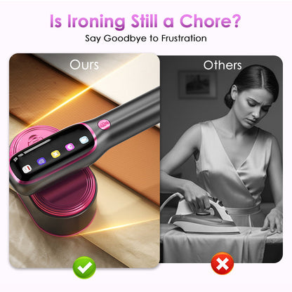Smart Foldable Steam Iron with Digital Display