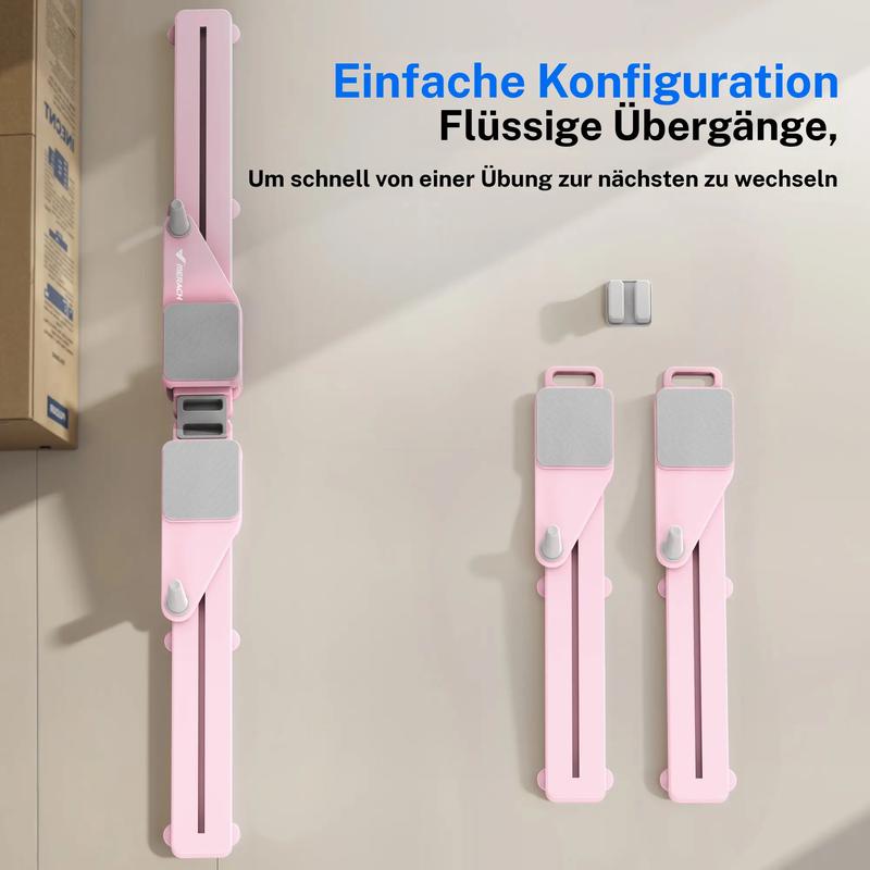 Multifunktionell träningsbänk för magmusklerna, hopfällbar Pilates-Reformer med knä Timer & motståndsband för hemmet Träning av magmuskler, rygg, axlar och ben