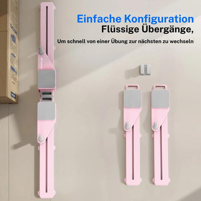 Multifunktionell träningsbänk för magmusklerna, hopfällbar Pilates-Reformer med knä Timer & motståndsband för hemmet Träning av magmuskler, rygg, axlar och ben