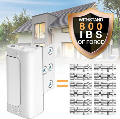 🚪 50% RABATT! 🔒 Lås för Dörrförstärkning – Extra Säkerhet, Enkel Montering & Justerbar 🏠