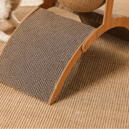 🔥🎁Nyhet 50 % RABATT🔥🔥KattklÖsboll Av Naturligt Sisal Med Kartongplatta