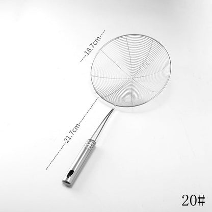 🍳 50% RABATT! 🥄 Skimmer-sked i rostfritt ståltrådsnät – Hållbar, Lätt att rengöra & Perfekt för Fritering & Sållning 🔥