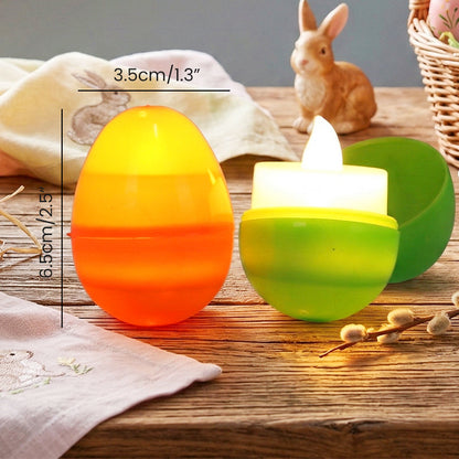Lysande påskägg med LED-ljus