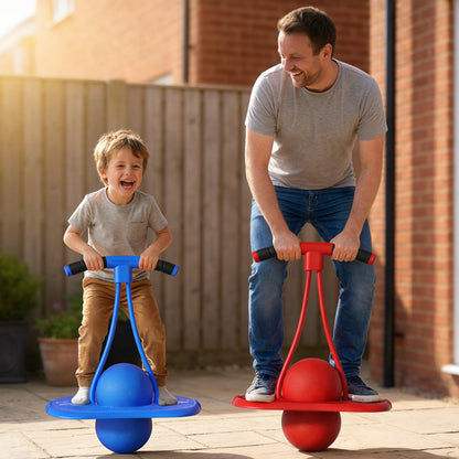 🔥Elastisk studsboll med handtag för barn och vuxna