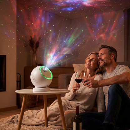 Atmosfärisk himmelsk sovrumsprojektor