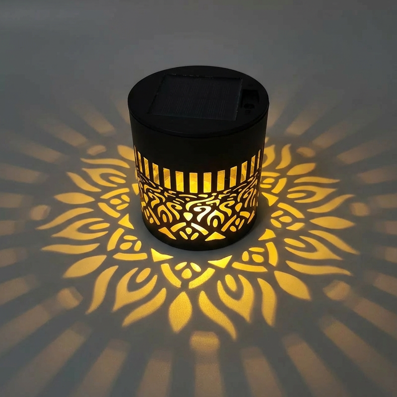 Solcellsdriven mandalaprojektorlampa