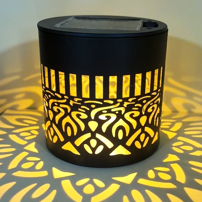 Solcellsdriven mandalaprojektorlampa