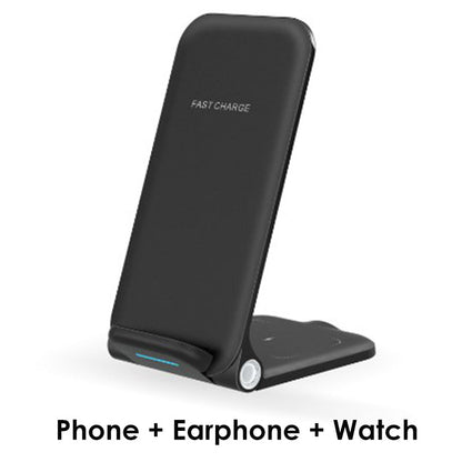 Foldable 3-in-1 Wireless Charging Stand