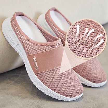Casual andningsbara mjuka tofflor i mesh
