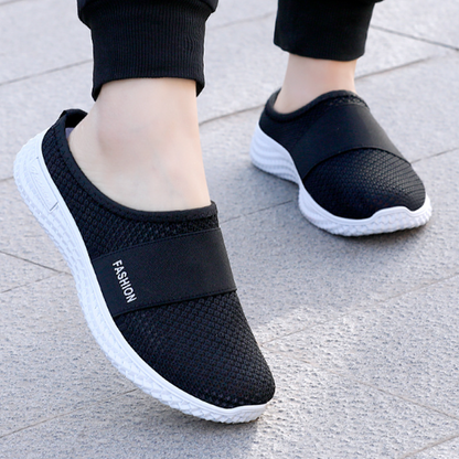 Casual andningsbara mjuka tofflor i mesh