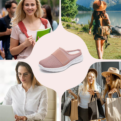 Casual andningsbara mjuka tofflor i mesh