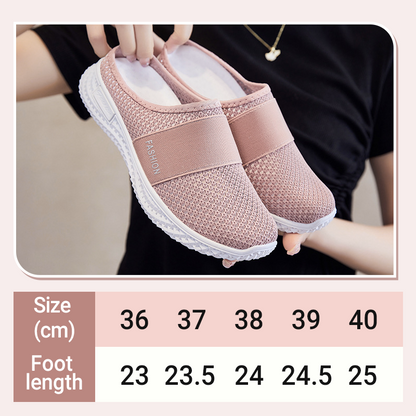 Casual andningsbara mjuka tofflor i mesh