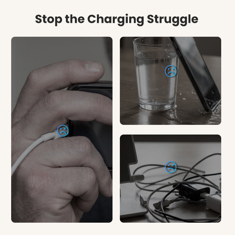🔋40% RABATT! ⚡Snabbladdningsadapter med 360° vikbart telefonställ📱