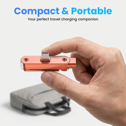 🔋40% RABATT! ⚡Snabbladdningsadapter med 360° vikbart telefonställ📱