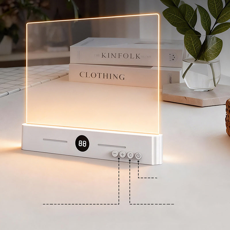 📖💡 LED-platt läslampa med 3 ljusfärger och timer - Fri Frakt