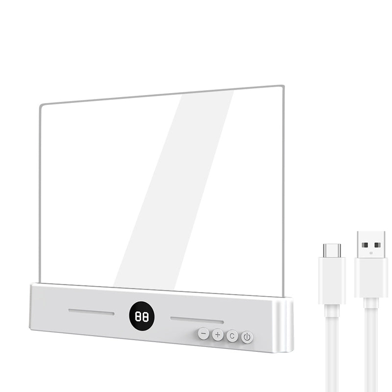 📖💡 LED-platt läslampa med 3 ljusfärger och timer - Fri Frakt
