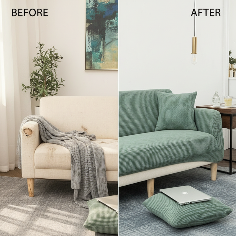 🔈🔈2026 NYANKOMMELSER - 60% RABATT🛋️Jacquardstickat stretchigt sofföverdrag