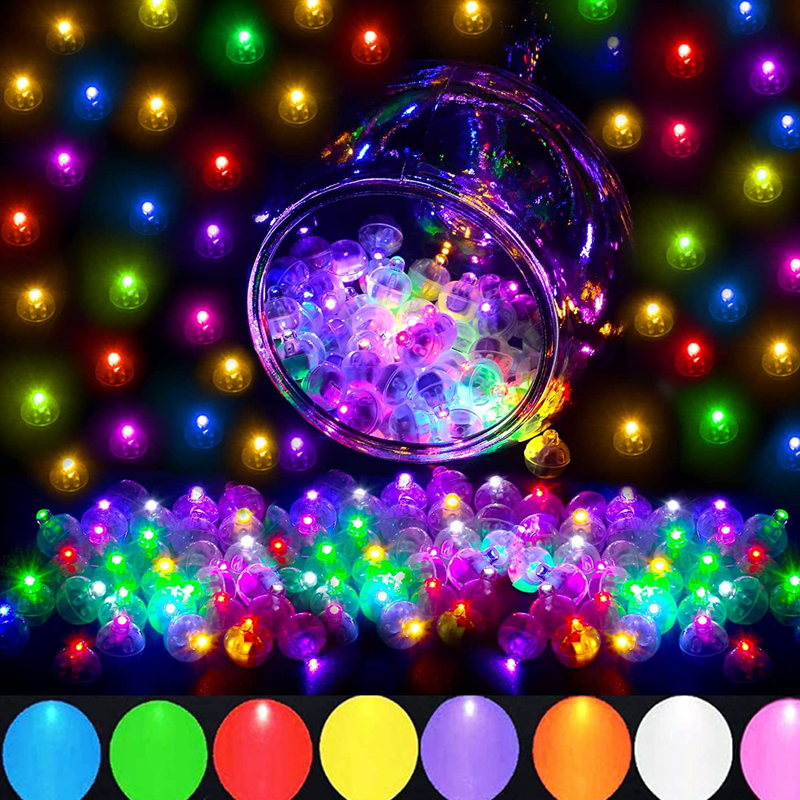 50 vattentäta LED-ballonglampor för dekorationer