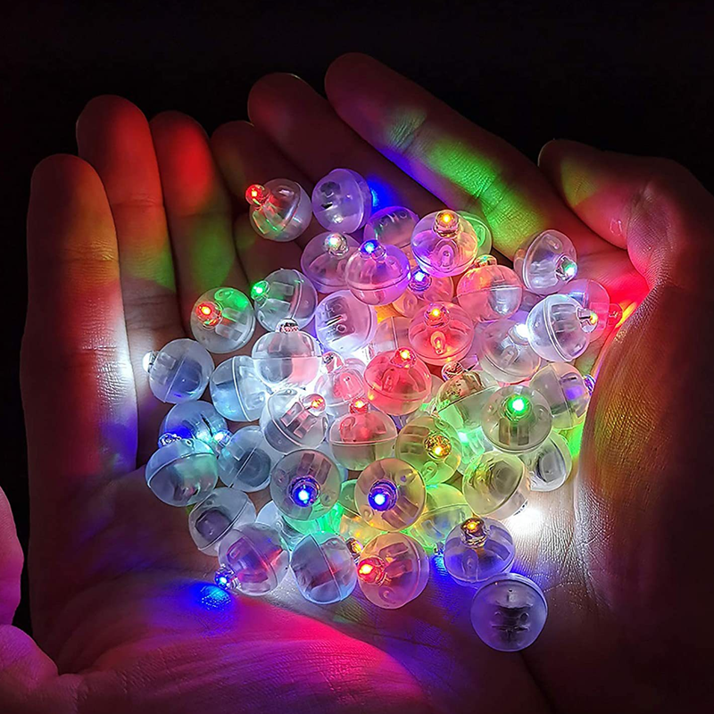 50 vattentäta LED-ballonglampor för dekorationer