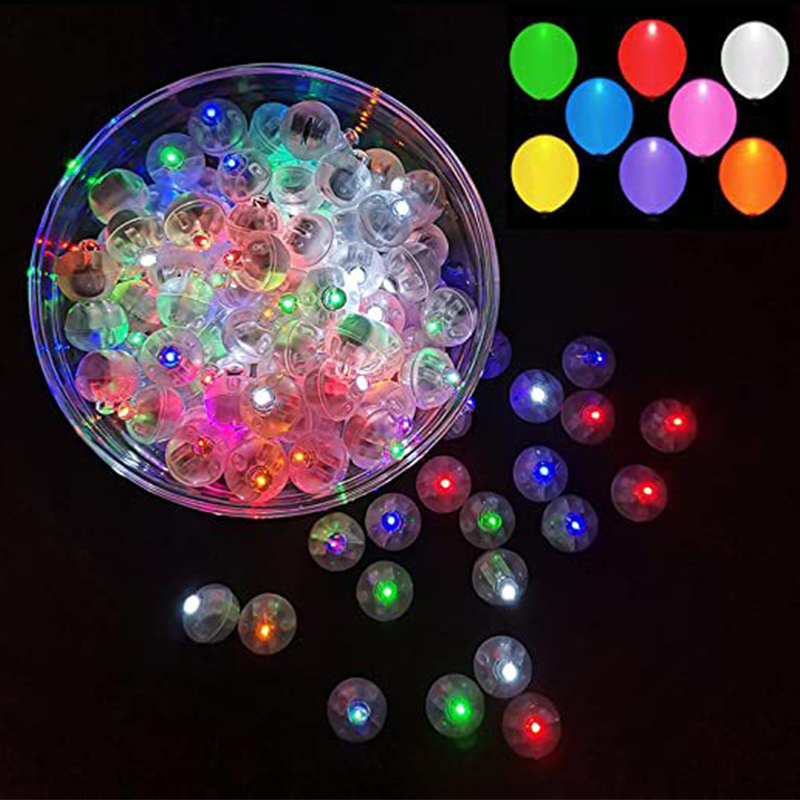 50 vattentäta LED-ballonglampor för dekorationer