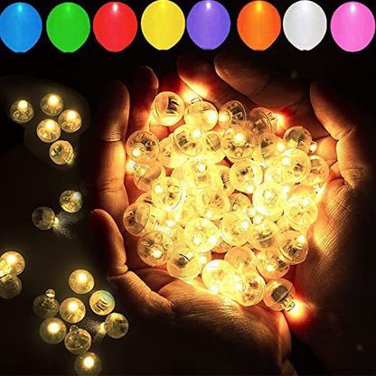 50 vattentäta LED-ballonglampor för dekorationer