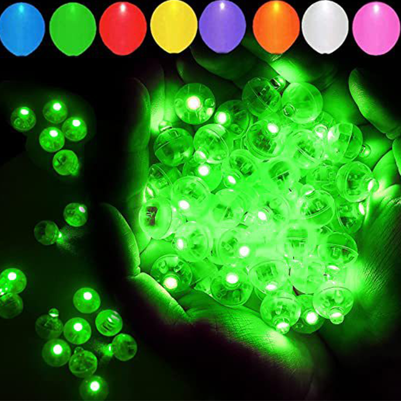 50 vattentäta LED-ballonglampor för dekorationer