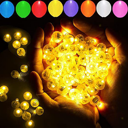 50 vattentäta LED-ballonglampor för dekorationer