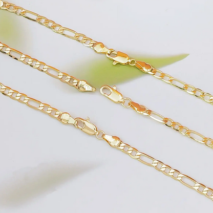 📿 50% RABATT NU 💎 | Figaro Länkarmband – Rostfritt Stål, Justerbart & Unisex