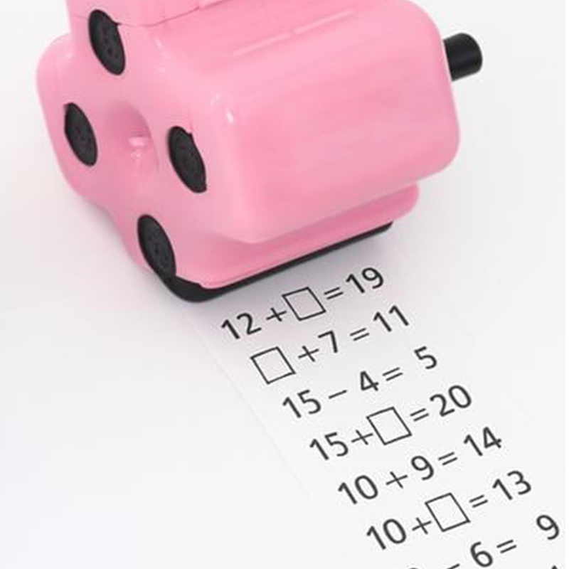 4-i-1 matematikrullstämpel för barn