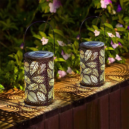 Hängande solskugglampa med ihålig design