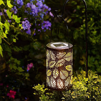 Hängande solskugglampa med ihålig design