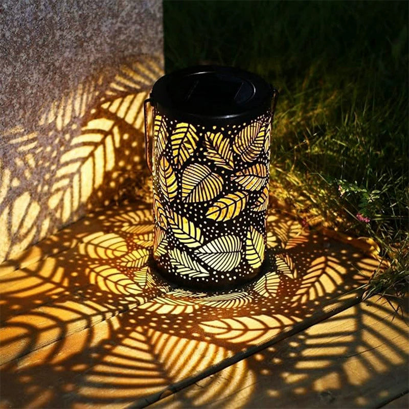 Hängande solskugglampa med ihålig design
