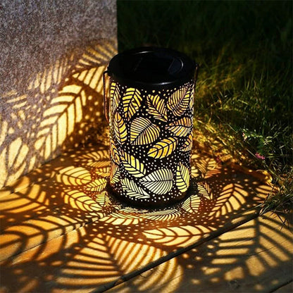Hängande solskugglampa med ihålig design