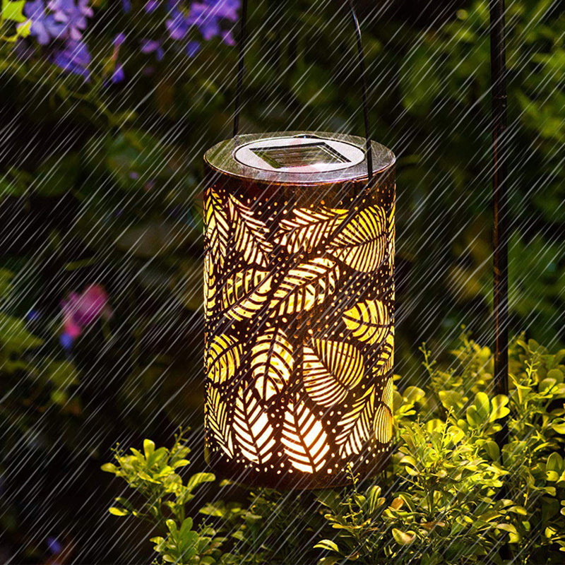 Hängande solskugglampa med ihålig design