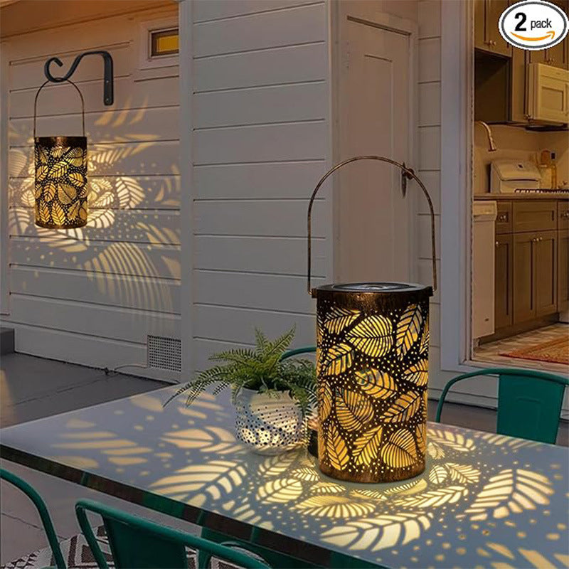 Hängande solskugglampa med ihålig design