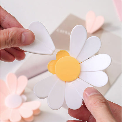 🌸 KÖP 1 FÅ 1 GRATIS! 🧺 Magnetiska Förseglingsklämmor med Prästkrageblomma – Hållbar, Dekorativ & Perfekt för Förvaring av Snacks & Kryddor 🍃