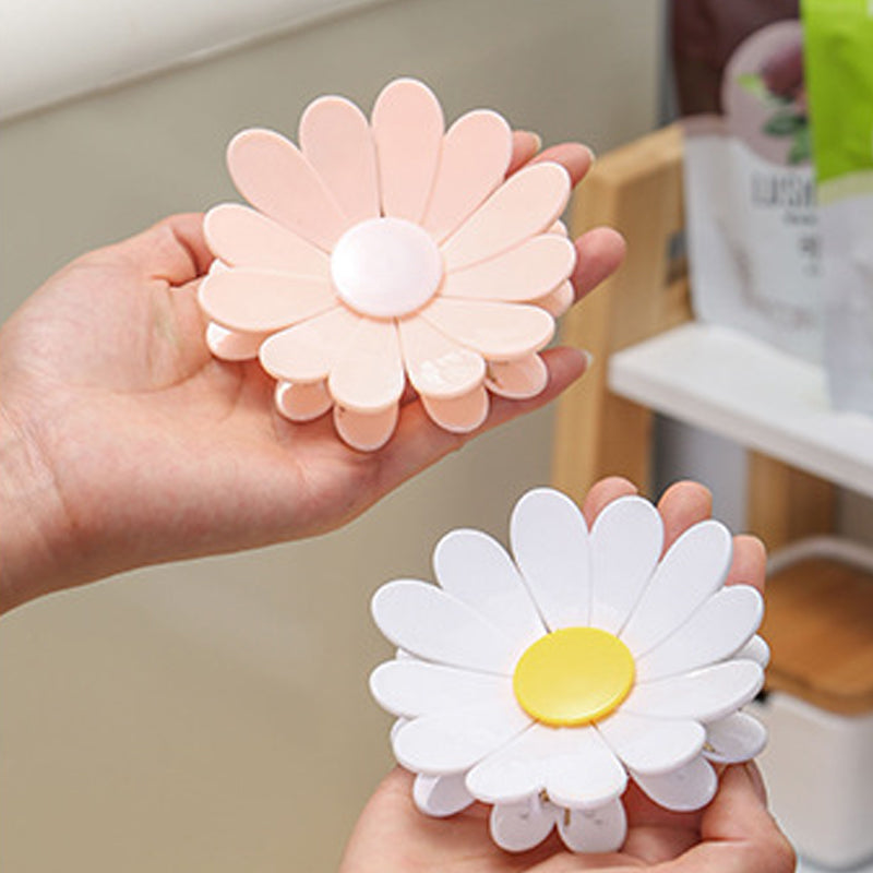 🌸 KÖP 1 FÅ 1 GRATIS! 🧺 Magnetiska Förseglingsklämmor med Prästkrageblomma – Hållbar, Dekorativ & Perfekt för Förvaring av Snacks & Kryddor 🍃