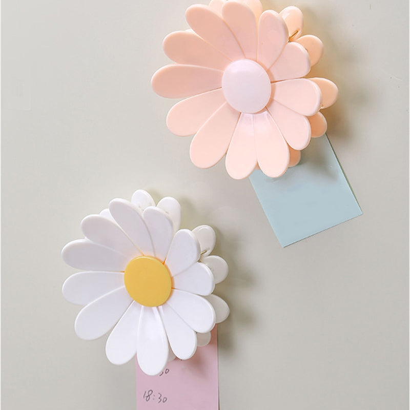 🌸 KÖP 1 FÅ 1 GRATIS! 🧺 Magnetiska Förseglingsklämmor med Prästkrageblomma – Hållbar, Dekorativ & Perfekt för Förvaring av Snacks & Kryddor 🍃