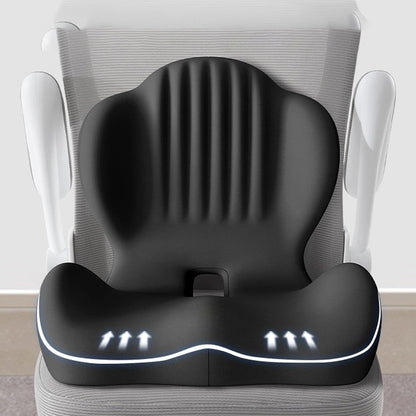 🚀Ny 2026! Ergonomisk sitskudde | Perfekt ryggstöd för kontor & bil
