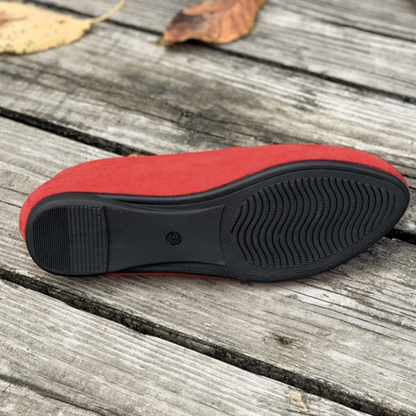👟 50% RABATT! 🌸 Enfärgade Platta Skor för Kvinnor – Andningsbara & Flexibla!