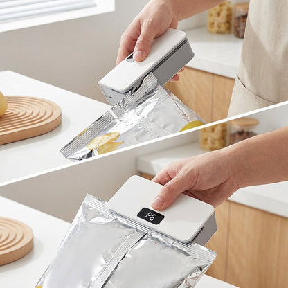 ⏰50 % rabatt! USB-C Laddningsbar Förslutningsmaskin – Magnetisk, 6 Temperaturer, Alla Påsstorlekar