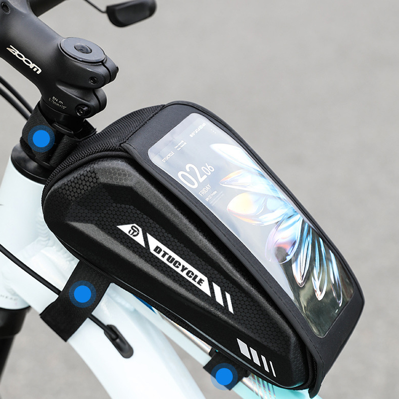 🚲 50% RABATT 💧 | Vattentålig Cykelväska – Stor Kapacitet & TPU Touch-fönster!