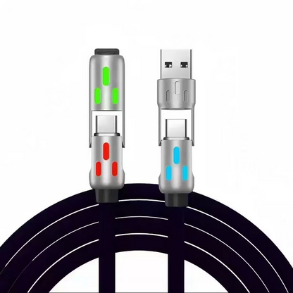 Universell RGB 4-i-1 snabbladdningskabel