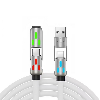 Universell RGB 4-i-1 snabbladdningskabel
