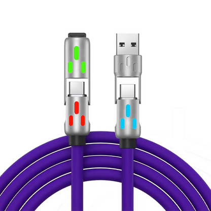 Universell RGB 4-i-1 snabbladdningskabel