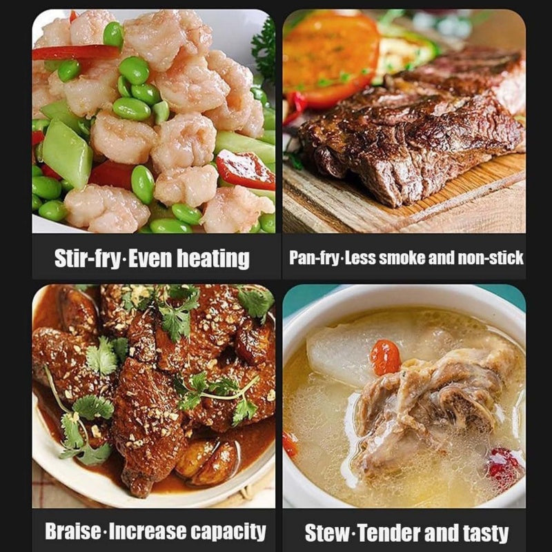 🍲 50% RABATT! 🔥 Obelagd Tjock Järngryta med Lock – Hållbar, Jämn Värmefördelning & Perfekt för Långkok 🥘