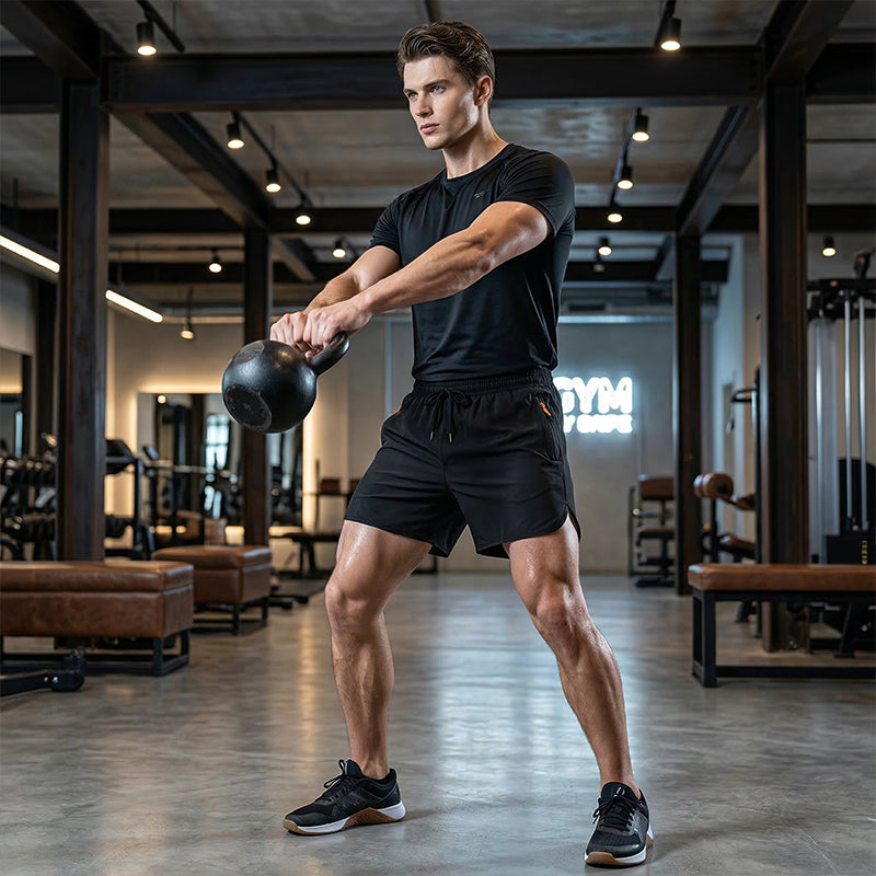 🩳 50% RABATT! ⚡ Andningsbara Sportbyxor med Dragkedjeförsedda Fickor – Lätta, Bekväma & Perfekta För Träning & Fritid 🏃‍♂️
